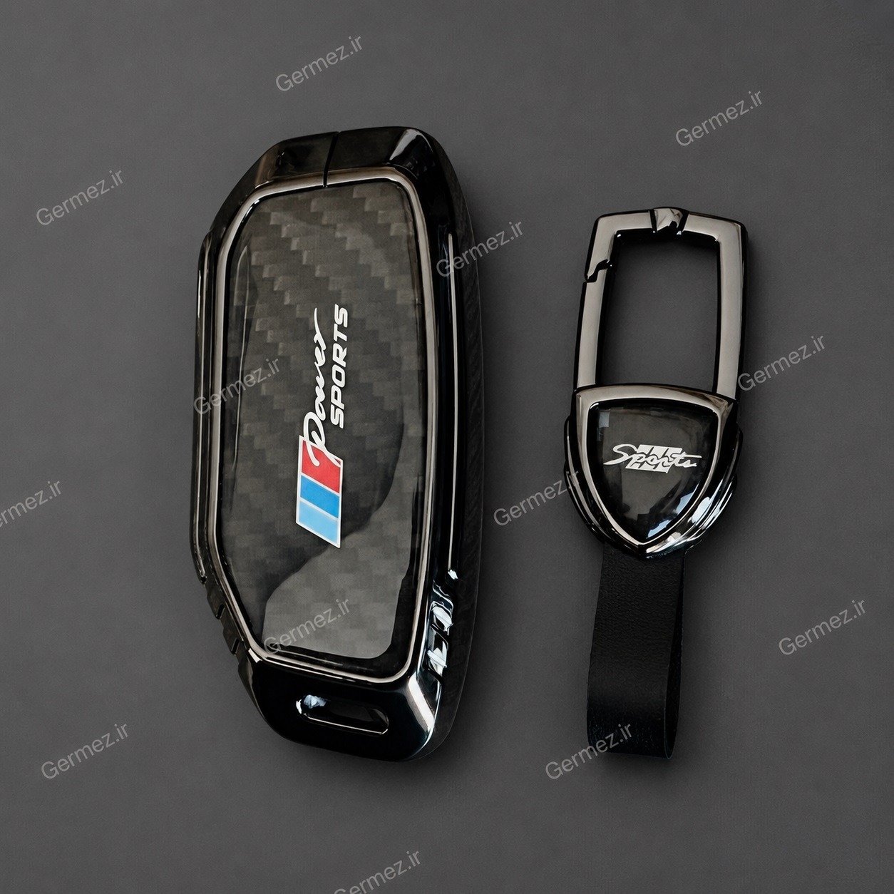 کاور ریموت فلزی فیبر کربن بی ام و BMW
