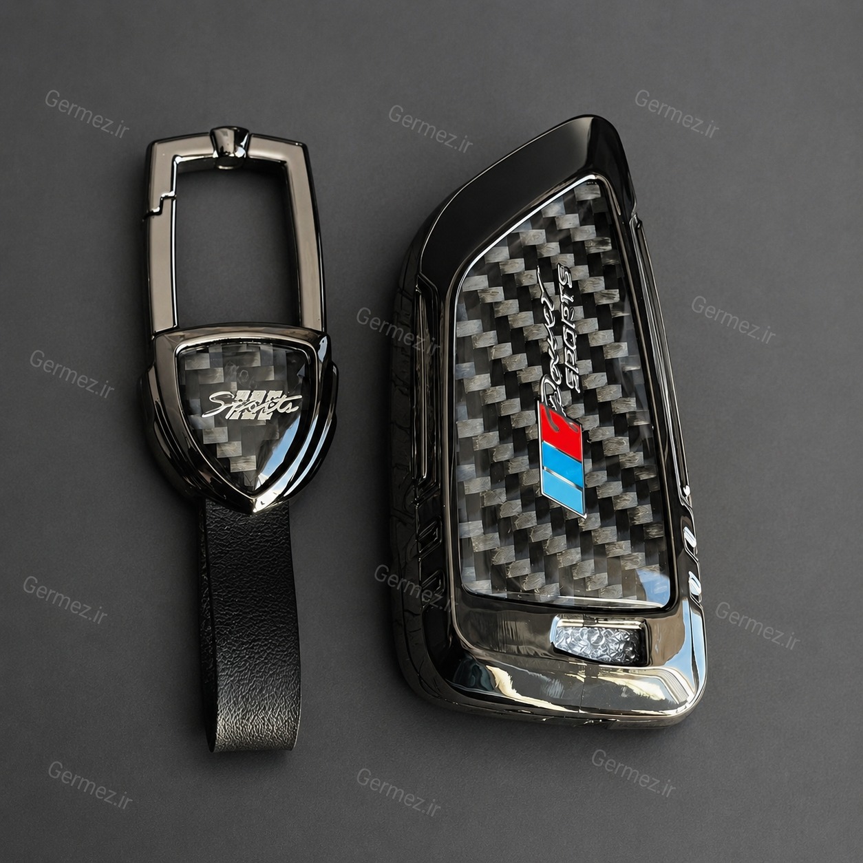 کاور ریموت فلزی فیبر کربن بی ام و BMW مدل A