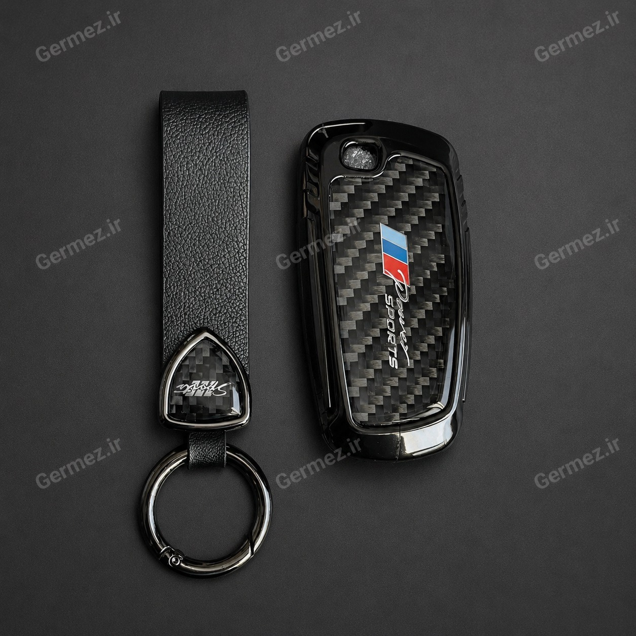 کاور ریموت فلزی فیبر کربن بی ام و BMW مدل B
